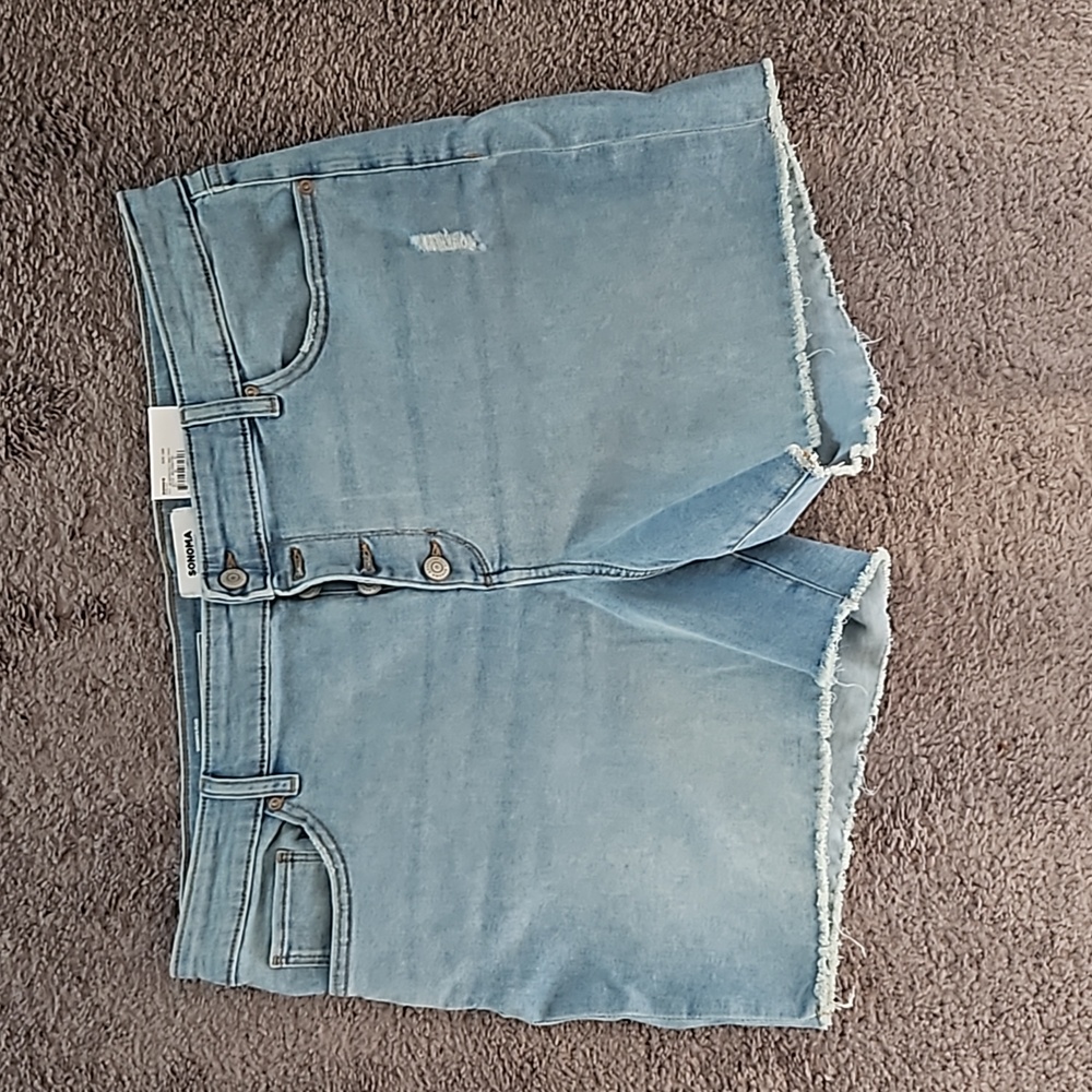 High rise shorts